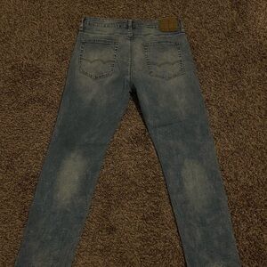 American eagle mens blue denim jeans vintage